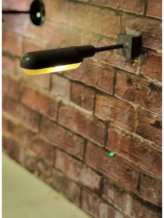 T27 grijze wandlantaarn tl model